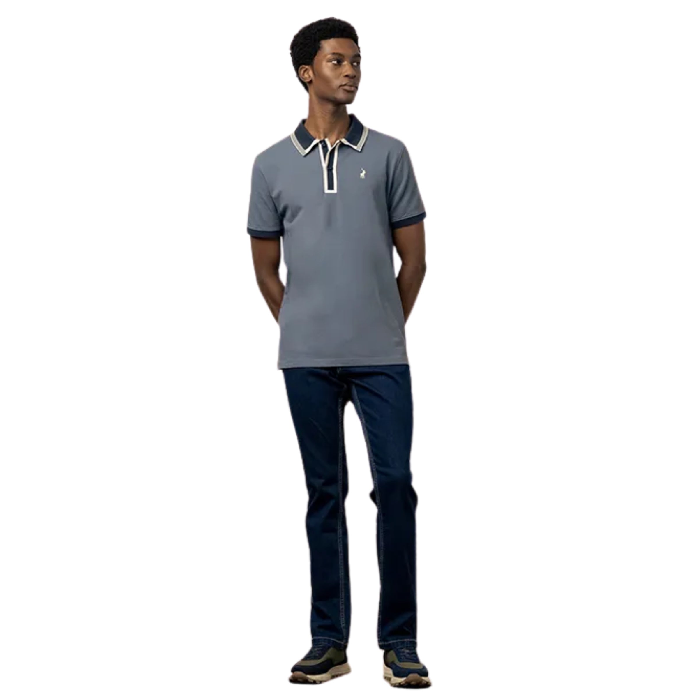 Polo Golfer Tipped Pony Blue